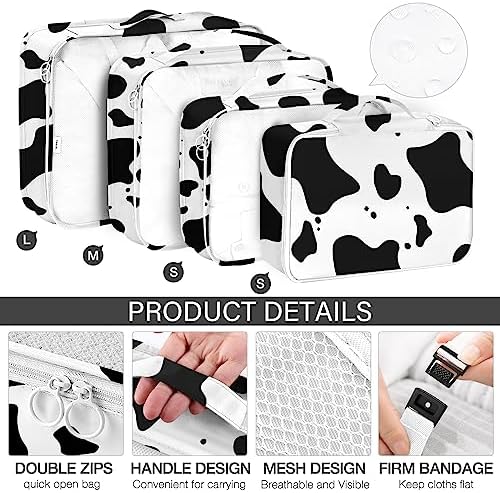 KPX 8 Set Packing Cubes for Travel, Luggage Packing Organizers Accessories - Image 3