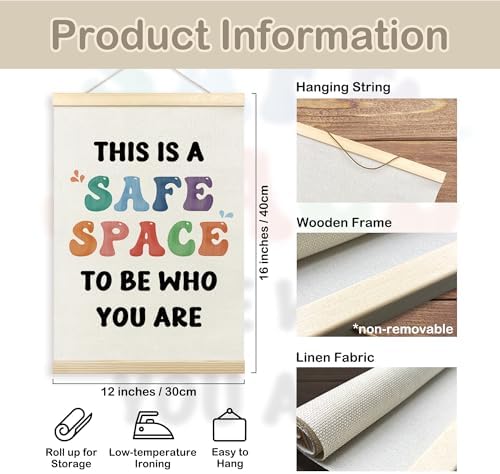 TLESKE Safe Space Poster Hanger Frame - Image 7