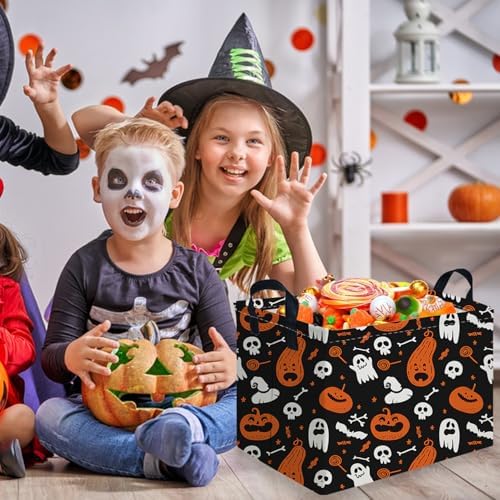 Halloween Ghost thriller basket, Empty Halloween basket, Horror and thriller - Image 3
