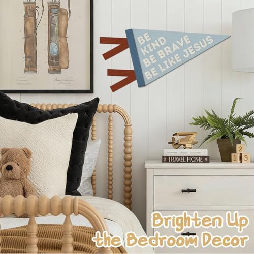 Christian Nursery Decor, Be Kind Brave Be Like Jesus - Image 4