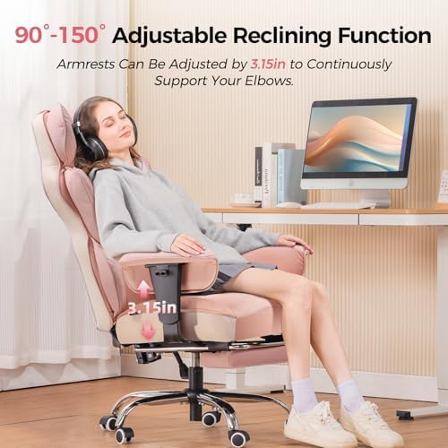 GTPLAYER Big and Tall Gaming Chair 400lbs Heavy Duty Office Chair - Image 5