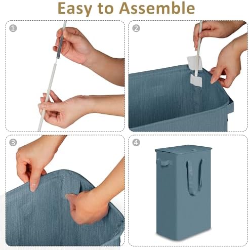 efluky Slim Laundry Basket - Image 4