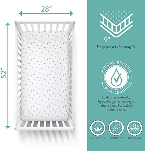 Featherhead™ 2-Pack Fitted Crib Sheets - Image 2