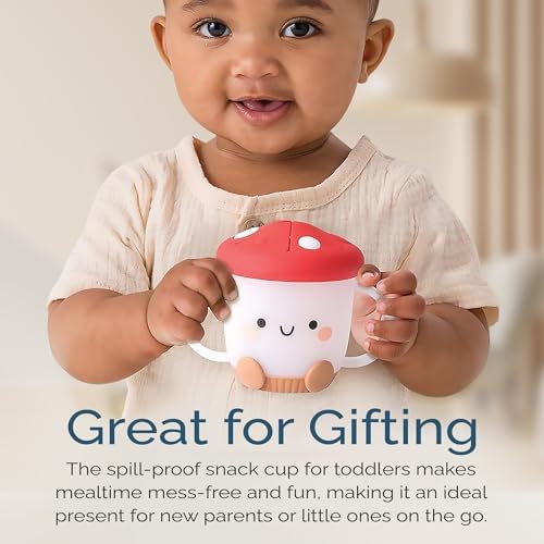 Itzy Ritzy Toddler Snack Cup, Spill-Proof w/Soft Silicone Lid - Image 6