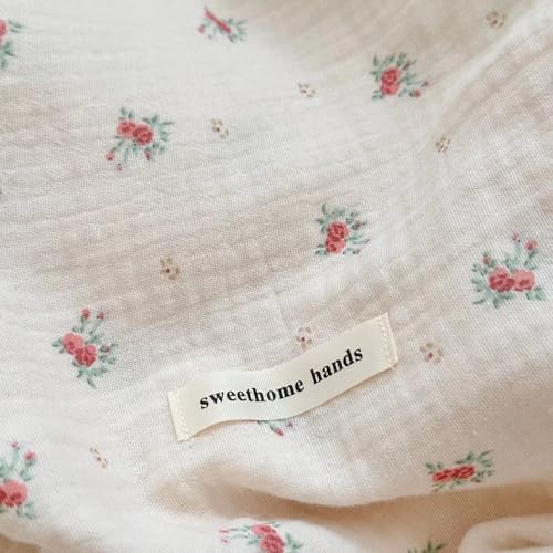 BuLuTu Muslin Cotton Toddler Pillowcase Standard Size 20"x26", Berry Pattern - Image 6