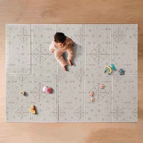 Nuby Reversible Baby Floor Mat, Graceful Gray by NubyUSA