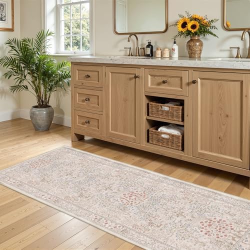 Cream Woodland 2.6x8 Runner Rug - Image 4