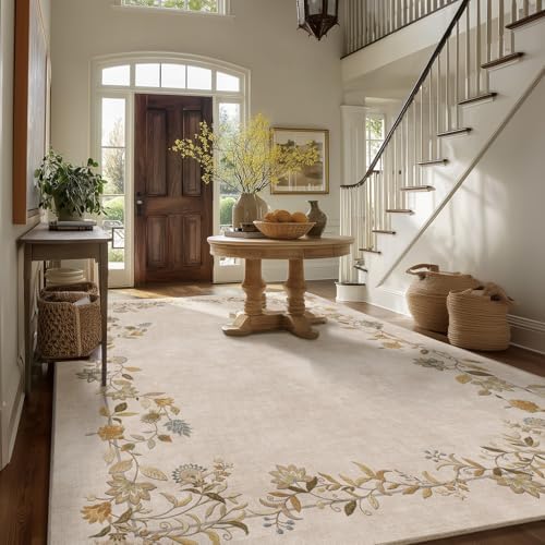 Washable Living Room Area Rugs: 6x9 Bedroom Rug Non Slip Soft Large Carpet - Image 2