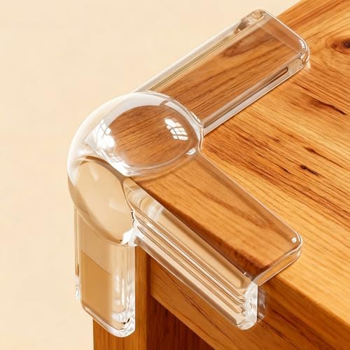 Baby Safety Table Corner Protectors 12 Pack Clear PVC Edge Guards by Home