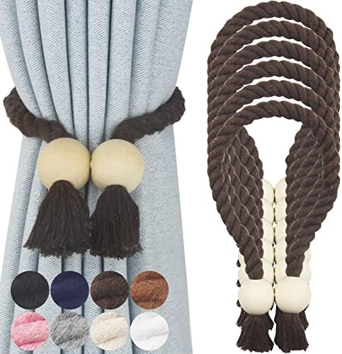 Magnetic Curtain Tiebacks Decorative Tie Back Drapes Holdbacks Nieffeiy by CurtianTiebacks