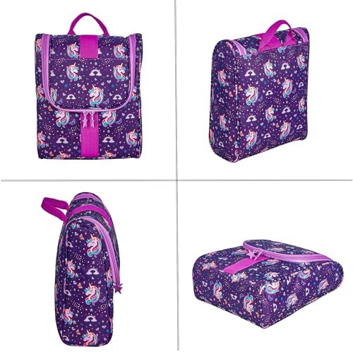 Remobia Hicol Cute Cartoon Hanging Kids Toiletry Bag Children Travel Cosmetic - Image 3