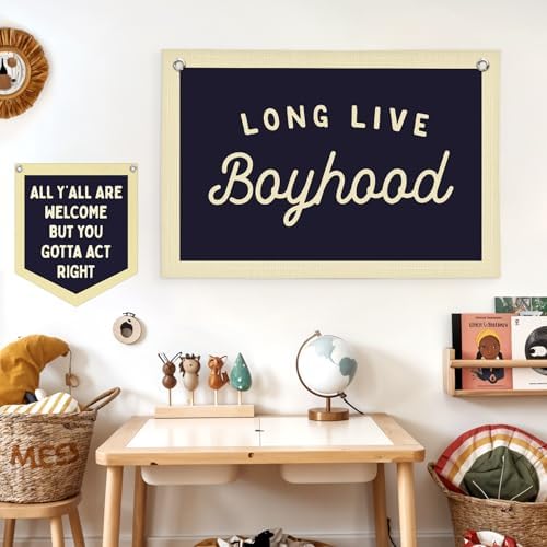 Lacama Long Live Boyhood Boys Room Decor, Boy Nursery Decor - Image 7