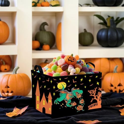 Halloween Basket Gift Cute Pumpkin Ghost Parties Decor Kid Trick or Treat Basket - Image 6
