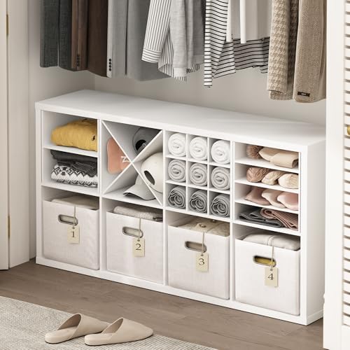 Furinno Cubicle Cube Insert, H-Shelf Cube Organizer, Fits into Furinno Extra - Image 2