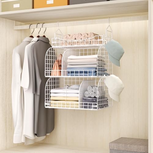 HapiRm Hanging Closet Organizer Storage - Image 4