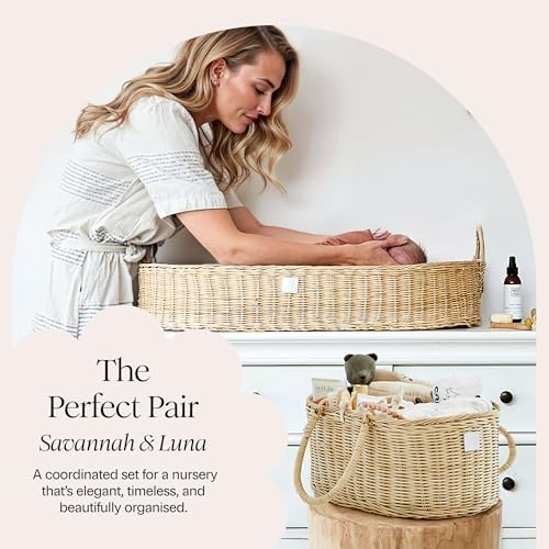 BEBE BASK Premium Baby Diaper Caddy Organizer Basket - Image 5