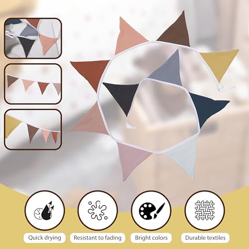Pennant Banner Flags, Infant and toddler room decoration pennant, - Image 2
