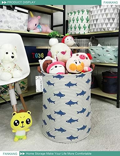 Storage Bin Foldable Nursery Organizer Basket Shark - Image 4
