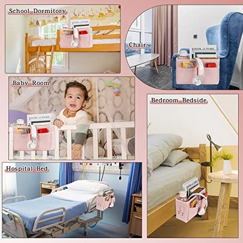 Bedside Caddy Organizer, Hanging Storage Bag - Image 5
