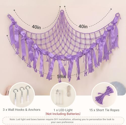 Basumee Stuffed Animals Storage Hammock - Image 6