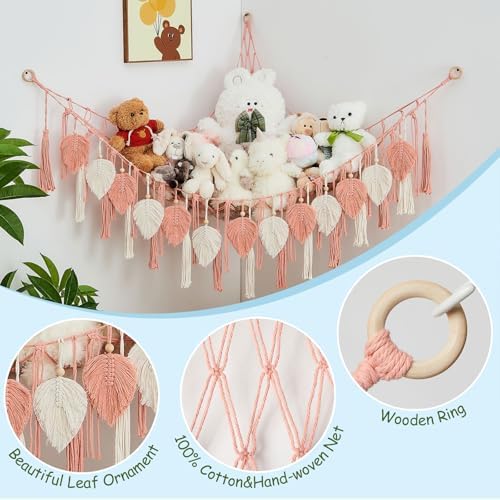 Pretty Jolly Stuffed Animal Storage Hammock - Image 2