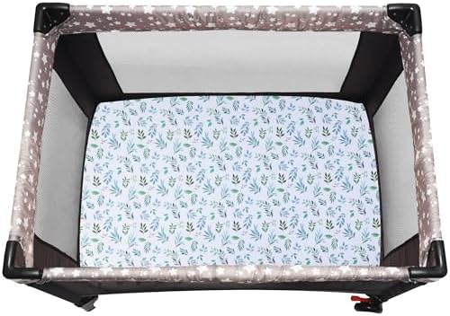 Pack and Play Sheets Fitted, 2 Pack Pack n Play Sheets - Image 6