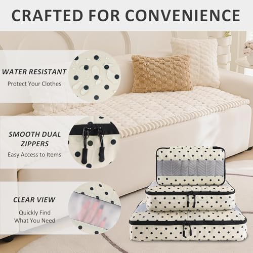 U+U 5 Set Packing Cubes, Travel Organizers - Image 2