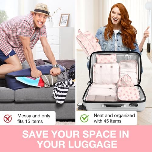 8 Set Packing Cubes for Suitcases, Suitcase Organizer - Image 6