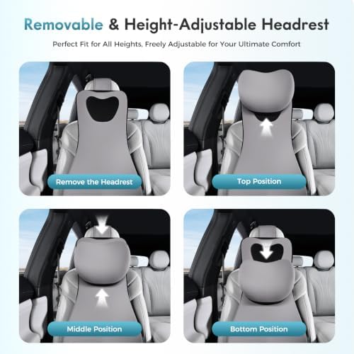 FLORICH Memory Foam Lumbar Support and Headrest Pillow - Image 3