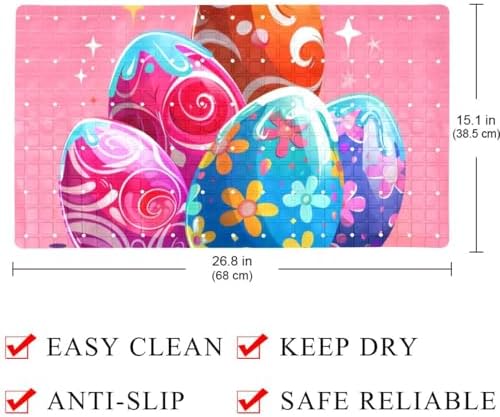 Baby Bath Mat Non Slip 26.8"x15.1" Bathtub Mat - Image 4