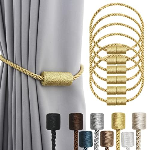 Magnetic Curtain Tiebacks Holdbacks Decorative Tie Backs by CurtainTiebacks
