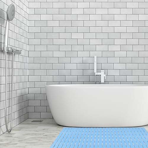 BEMISO Shower Mat Non Slip Bathtub Mat 37.4 x 15.7 Inch Bath Mat - Image 6