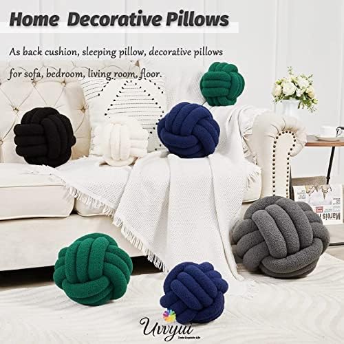 Uvvyui Knot Pillow Ball, Soft Home Decorative Pillows, Round Throw Pillow - Image 5