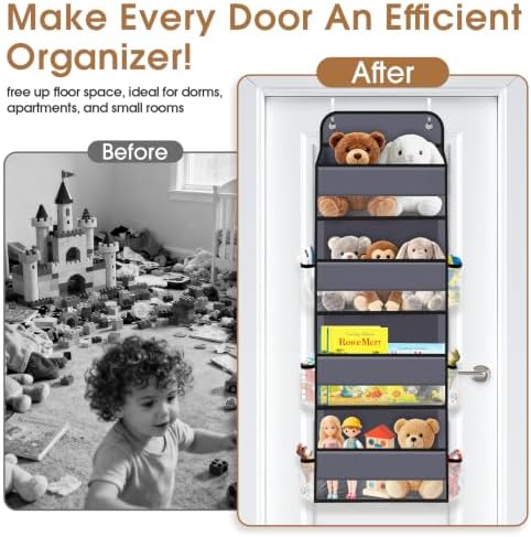 Over The Door Organizer Storage behind Door Hanging Organizer - Image 5