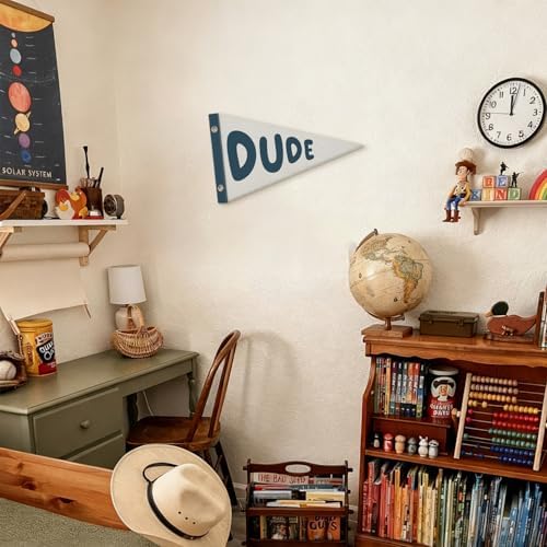 Boy Nursery Decor Pennant Banner Flags, Preppy Playroom Wall Hanging Banner - Image 3