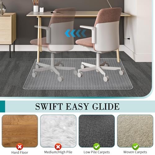 BesWin Office Chair Mat for Carpet - Image 4