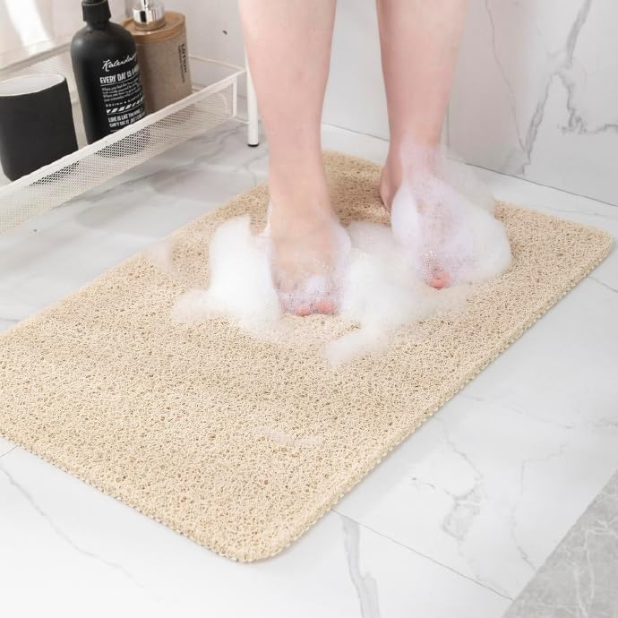 Hargiis Non-Slip Bathtub Mat, 2 Pack Anti Slip Shower Mat, Fast Drying Bathtub - Image 3