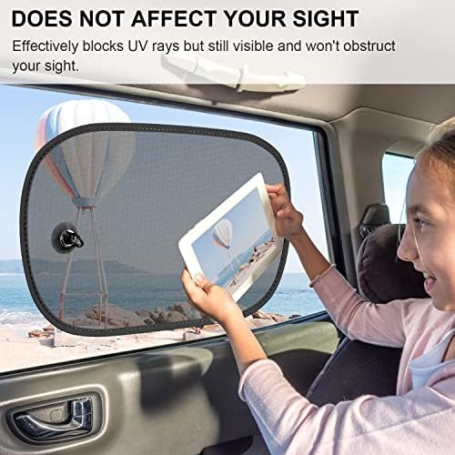 DIZA100 Car Sun Shade, 2 Pack Window Shade - Image 4
