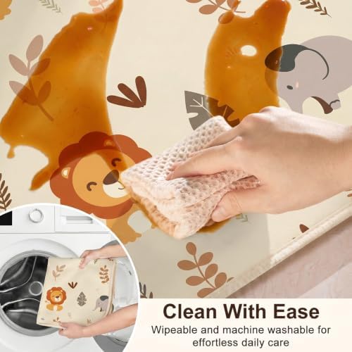Basumee Splat Mat for Under High Chair, Waterproof & Mess-Proof Floor Mat - Image 3