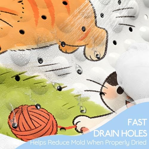 Kids Bathtub Mat, Non Slip Cartoon Bath Mat - Image 4