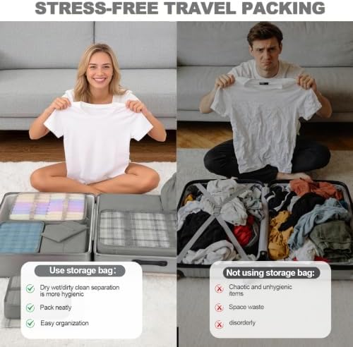 8/9 Set Packing Cubes for Travel, Suitcase Organizer Bags for Luggage - Image 6