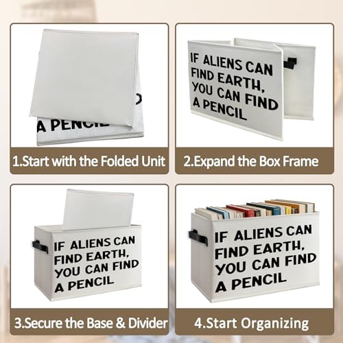 Funny Classroom Foldable Storage Bins Box - Image 5
