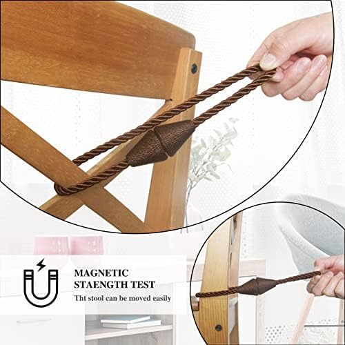 Magnetic Curtain Tiebacks Rope Decorative Holdbacks - Image 4