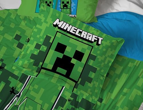 Jay Franco Minecraft Creeper Twin Comforter Set - Image 5