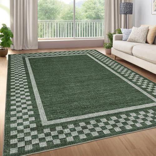 GarveeHome Modern Bordered 8x10 Area Rugs by GarveeHome