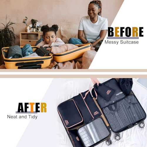 Packing Cubes for Travel 10 Set Luggage Organizer Bags - Image 4