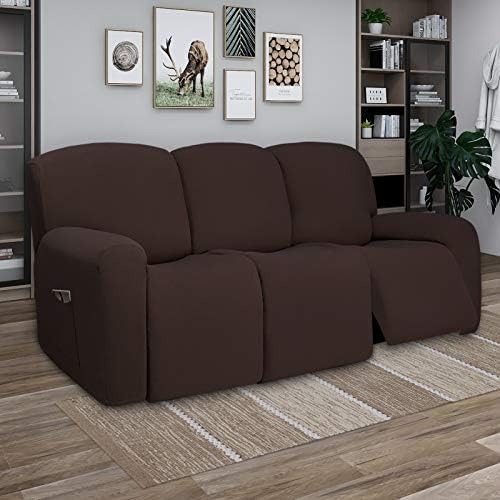 PureFit Super Stretch 3 Seats Recliner Sofa Couch Cover - Image 2