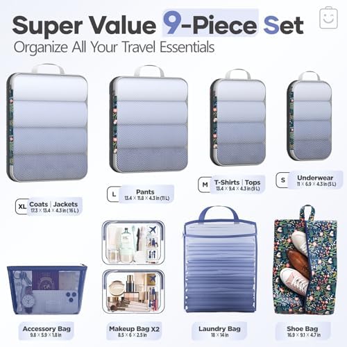 Veken 9/11 Set Compression Packing Cubes - Image 2