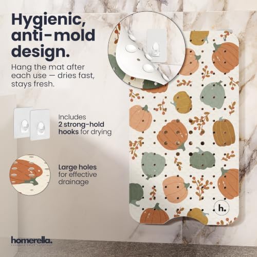 homerella Cozy Fall Non-Slip & Anti-Mold Bathtub Mat - Image 4