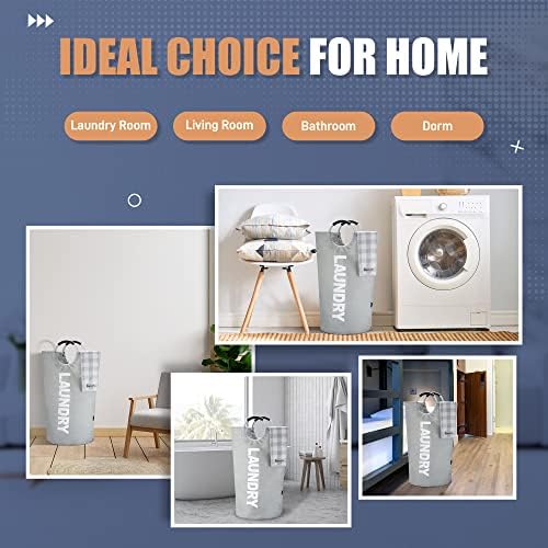 Caroeas 100L Laundry Basket, Large Laundry Hamper, Laundry Bag - Image 5
